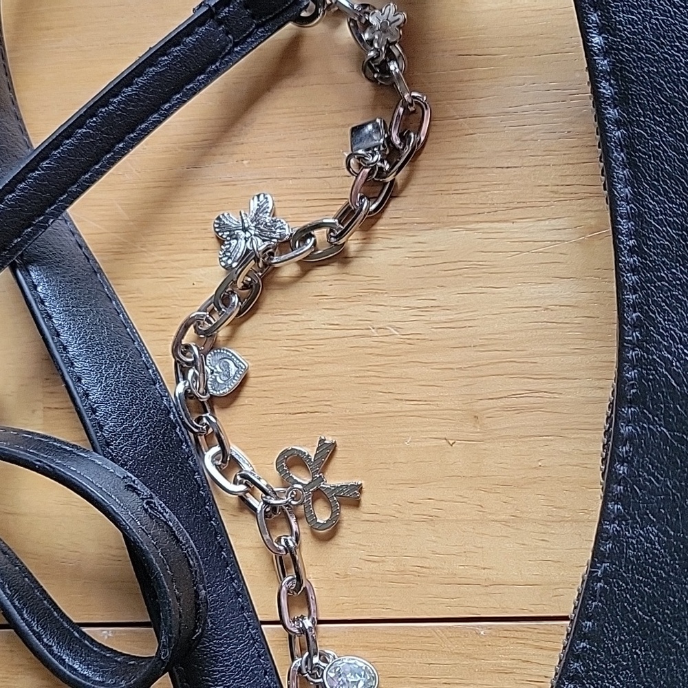 Shoulder Bag With Charms - Picture 2 of 4
